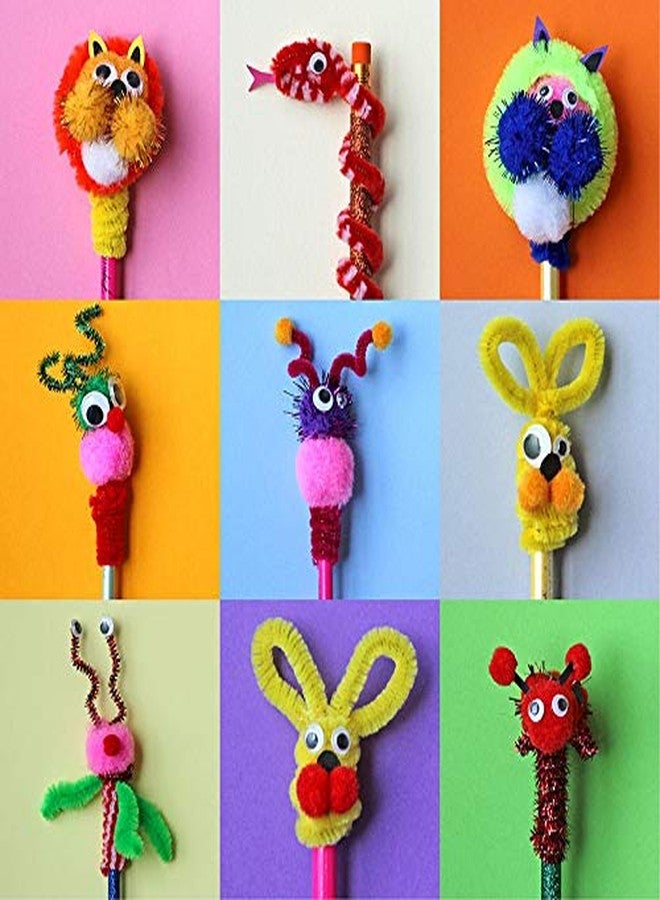 Hobby Tek Craft Pipe Cleaner for Hobby Crafts, Scrapbooking, DIY Accessory, Sparkled Pipe Cleaners(Multicolor, 12-inch) -Set of 100 - Image 2